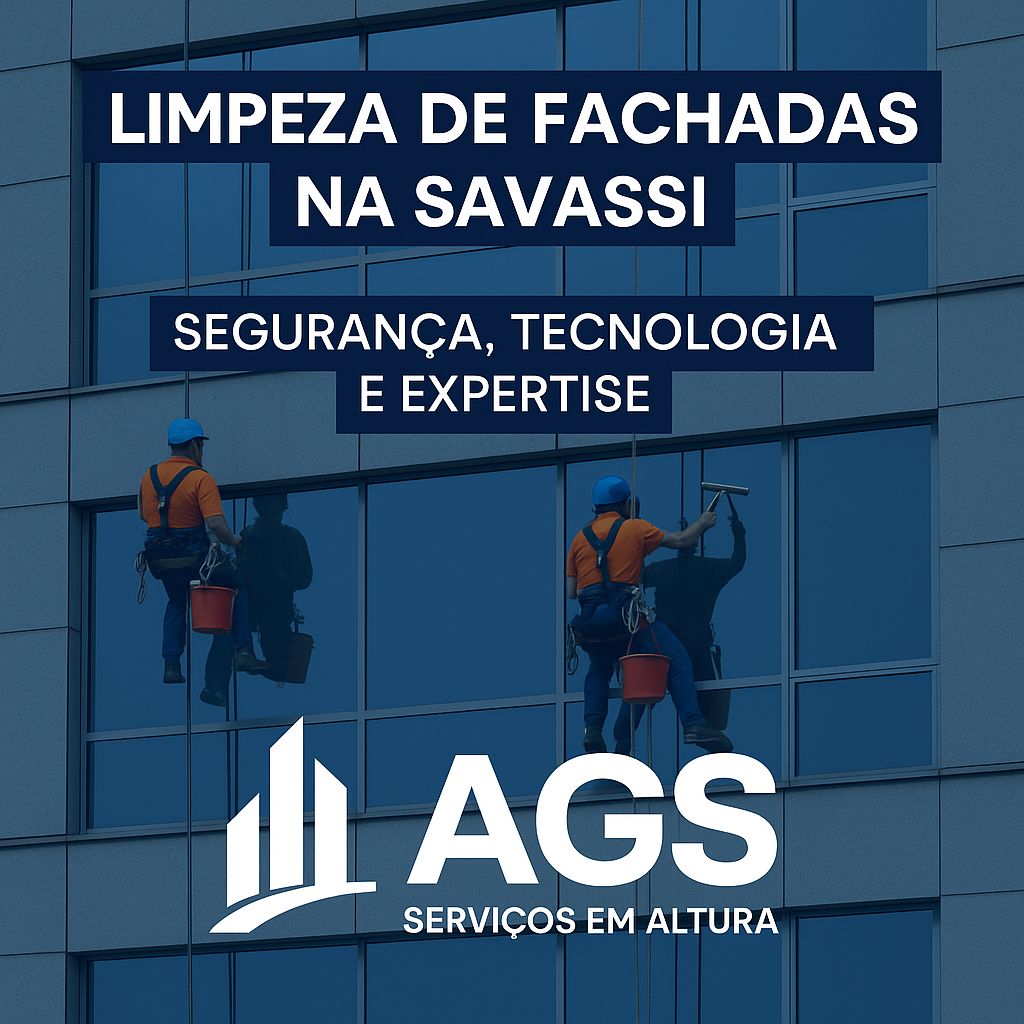 Limpeza de Fachadas na Savassi: Segurança, Tecnologia e Expertise com a AGS Serviços em Altura