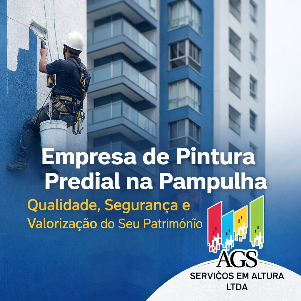 Empresa de Pintura Predial na Pampulha Qualidade, Segurança e Valorização do Seu Patrimônio - AGS Serviços em Altura