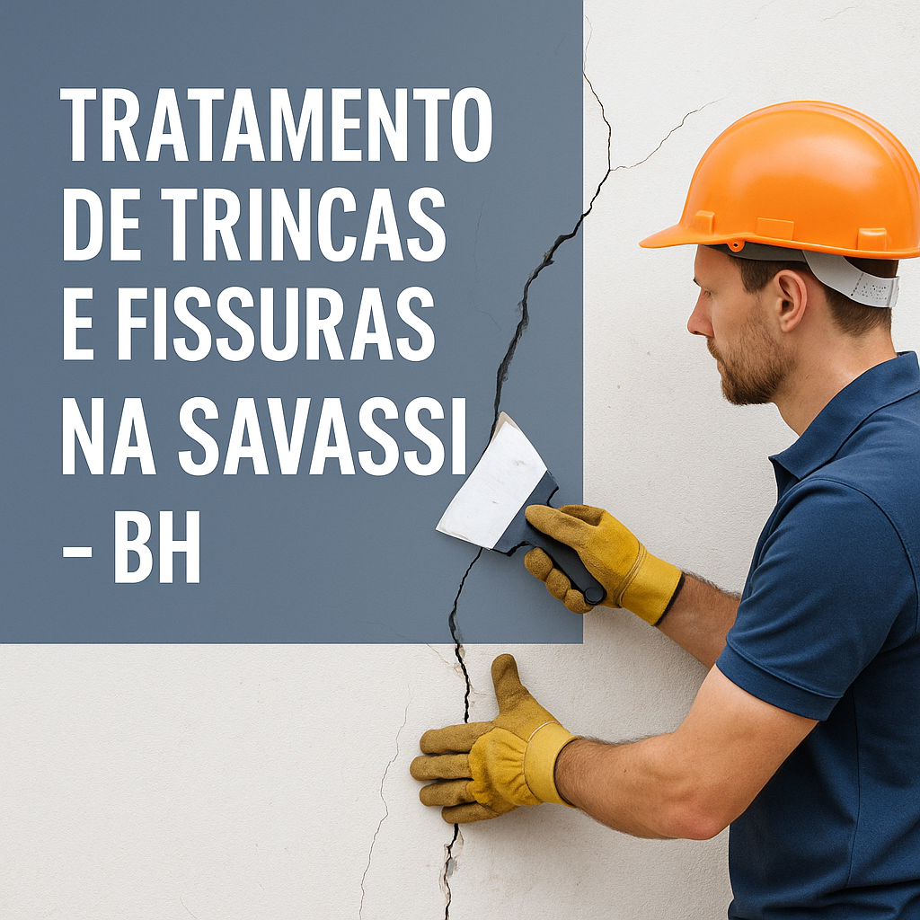 Tratamento de Trincas e Fissuras na Savassi - BH - AGS Serviços em altura