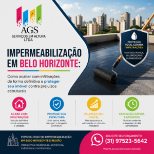 Impermeabilização em Belo Horizonte Como acabar com infiltrações de forma definitiva e proteger seu imóvel contra prejuízos estruturais