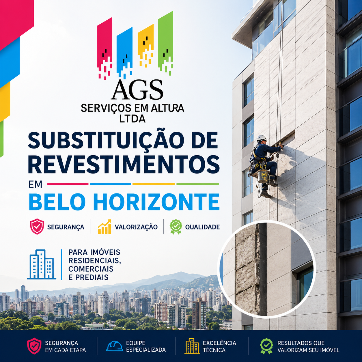 Substituição de Revestimentos em Belo Horizonte segurança, valorização e qualidade para imóveis residenciais, comerciais e prediais