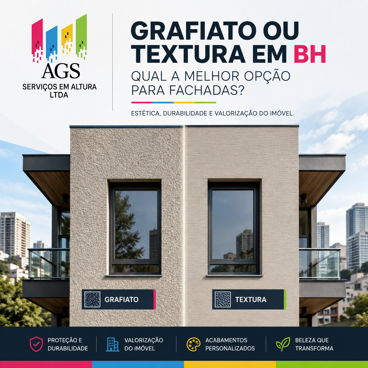 Grafiato ou Textura em BH Qual a Melhor Opção para Fachadas